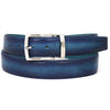 Paul Parkman Men's Dual Color Patina Hand-Painted Leather Belt (ID#B01-H)