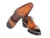 Paul Parkman Goodyear Welted Punched Oxfords Brown & Camel (ID#5364-BRC)