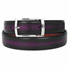 Paul Parkman Men's Dual Color Patina Hand-Painted Leather Belt (ID#B01-H)