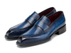 Paul Parkman Men's Norwegian Welted Loafers Blue Patina (ID#8503-BLU)