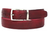 Paul Parkman Men's Handmade Genuine Ostrich Skin Belt Multiple Colors (ID#B04)