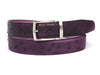 Paul Parkman Men's Handmade Genuine Ostrich Skin Belt Multiple Colors (ID#B04)