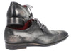 Paul Parkman Wingtip Oxfords Gray & Black Handpainted Calfskin (ID#741-GRY)