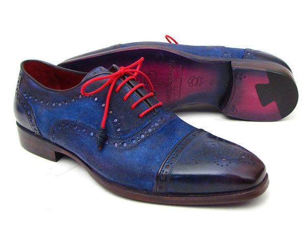 Men\'s Primark Blue Suede Oxford men Dress Shoes Amazon.com: CPMBFDC Men main image 2
