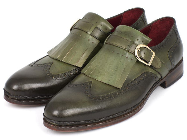 Paul Parkman Burgundy Hand-Painted Classic Brogues - ZLS35BUR