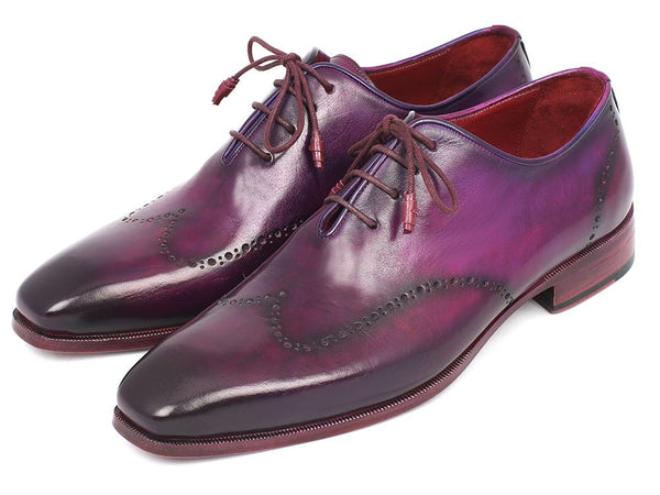 Paul Parkman Men's Purple Wingtip Oxfords (ID#84HT12) – PAUL