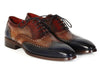Paul Parkman Men's Three Tone Wingtip Oxfords (ID#PP2278)