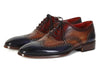 Paul Parkman Men's Three Tone Wingtip Oxfords (ID#PP2278)