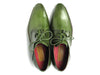 Paul Parkman Ghillie Lacing Handsewn Shoes Green (ID#022-GREEN)