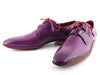 Paul Parkman Ghillie Lacing Handsewn Shoes Purple (ID#022-PURP)