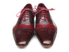 Paul Parkman Handsewn Captoe Oxfords Red, Bordeaux (ID#5032-BRD)
