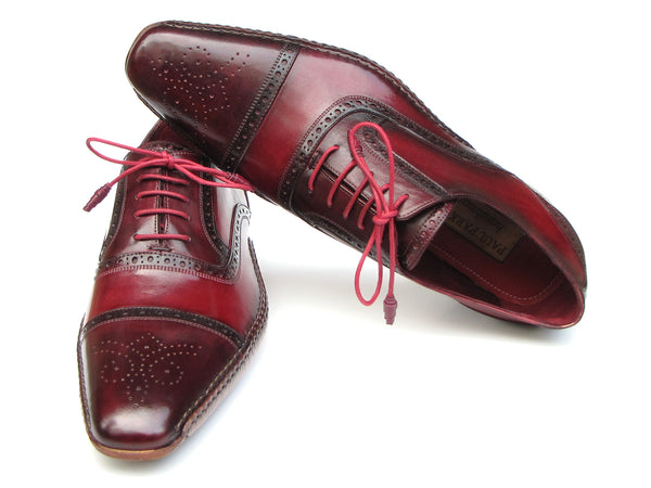 OZWNRT ブーファン　BoophamneMan TheCaudexMan Paul Parkman Men's Black Woven Leather Oxfords (ID#044WN86