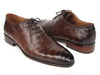 Paul Parkman Men's Brown Genuine Ostrich Oxford Shoes (ID#9475-85)