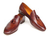 Paul Parkman Tassel Loafer Brown Hand Painted (ID#049-BRW)