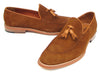 Paul Parkman Tassel Loafers Tobacco Suede (ID#087-TAB)