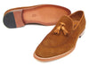 Paul Parkman Tassel Loafers Tobacco Suede (ID#087-TAB)
