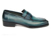 Paul Parkman Men's Turquoise Patina Handmade Loafers (ID#6944-TRQ)