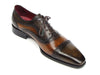 Paul Parkman Men's Captoe Oxfords Camel & Olive Shoes (ID#024-OLV)