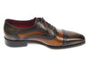 Paul Parkman Men's Captoe Oxfords Camel & Olive Shoes (ID#024-OLV)