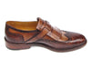 Paul Parkman Wingtip MonkstrapS Brown (ID#060-BRW)