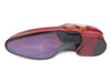 Paul Parkman Men's Triple Leather Sole Wingtip Brogues Bordeaux & Camel (ID#027-TRP-CMLBRD)