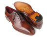 Paul Parkman Plain Toe Brown Calfskin Oxfords (ID#019-BRW)