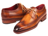 Paul Parkman Goodyear Welted Wingtip Derby Shoes Camel (ID#511C74)