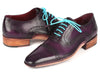 Paul Parkman Handsewn Captoe Oxfords Purple (ID#5032-PRP)