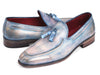 Paul Parkman Tassel Loafers Lila Hand-Painted (ID#083-LIL)