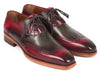 Paul Parkman Goodyear Welted Ghillie Lacing Brogues Green & Bordeaux (ID#2955-GRB)