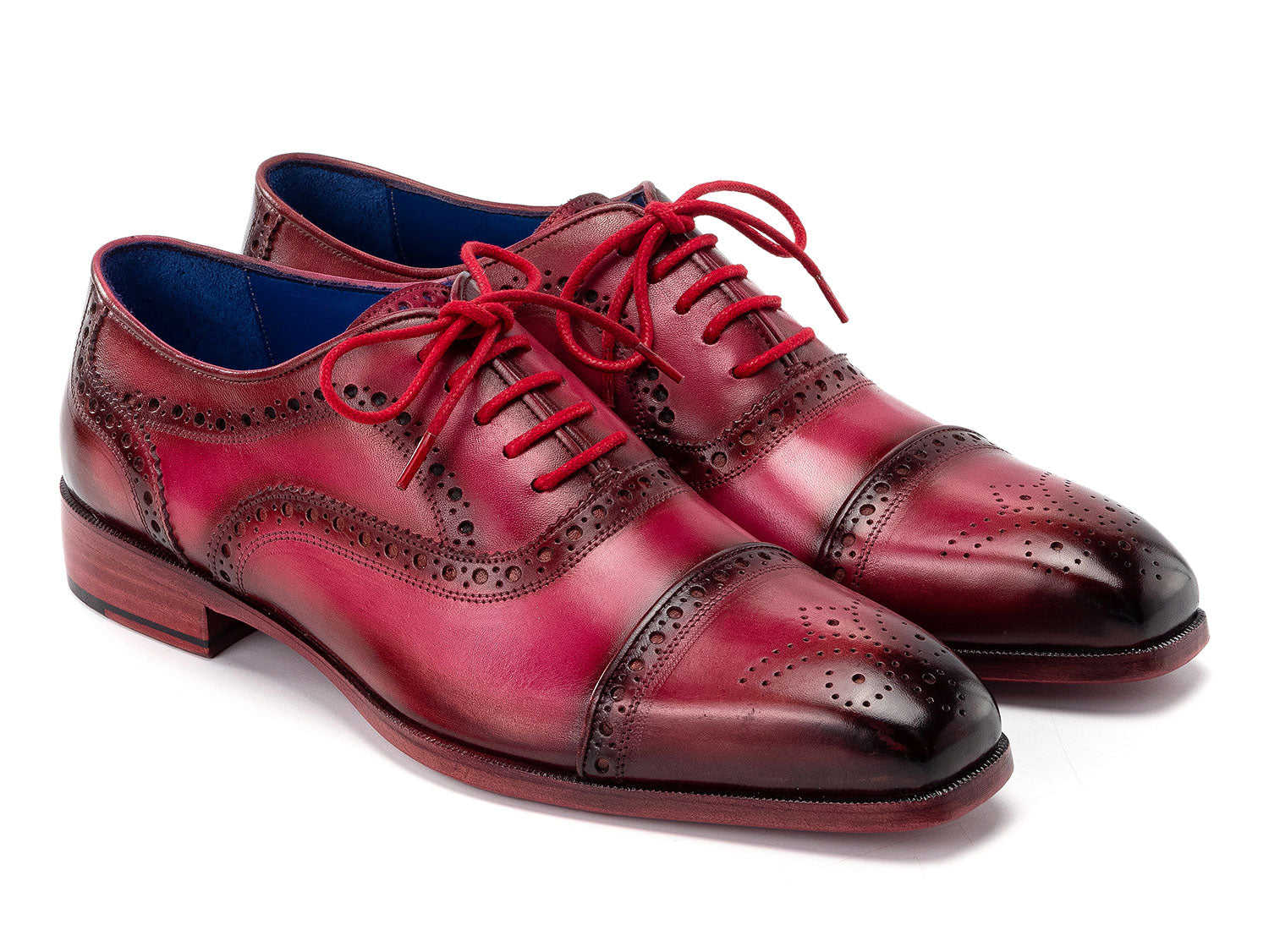 Paul Parkman Men's Captoe Oxfords Fuxia (ID#024-FUX) PAUL PARKMAN Handmade Shoes Paul Parkman Men's Captoe Oxfords Fuxia (ID#024-FUX) PAUL PARKMAN Handmade Shoes