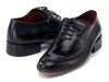 Paul Parkman Opanka Stitched Men's Split-Toe Black Leather Oxford Shoes (ID#054-BLK)