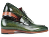 Paul Parkman Men's Loafer Shoes Green (ID#068-GRN)