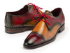 Paul Parkman Men's Multicolored Cap Toe Derby Shoes (ID#1247-MLT)