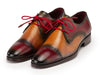 Paul Parkman Men's Multicolored Cap Toe Derby Shoes (ID#1247-MLT)