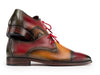 Paul Parkman Men's Multicolored Cap Toe Derby Shoes (ID#1247-MLT)