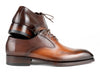 Paul Parkman Goodyear Welted Punched Oxfords Brown & Camel (ID#5364-BRC)
