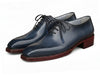 Paul Parkman Norwegian Welted Seamless Wholecut Oxford Shoes Navy Blue (ID#1549-NVY)