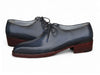 Paul Parkman Norwegian Welted Seamless Wholecut Oxford Shoes Navy Blue (ID#1549-NVY)