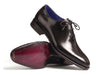 Paul Parkman Men's Black Polished Leather Oxford Shoes (ID#22BLK55)