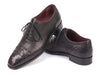 Paul Parkman Men's Genuine Ostrich Captoe Oxfords Black (ID#24XS-BLK)