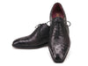 Paul Parkman Men's Genuine Ostrich Captoe Oxfords Black (ID#24XS-BLK)