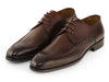 Paul Parkman Brown & Bordeaux Leather Apron Derby Shoes (ID#33BRD92)