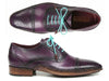 Paul Parkman Handsewn Captoe Oxfords Purple (ID#5032-PRP)
