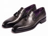 Paul Parkman Gray & Black Patina Goodyear Welted Tassel Loafers (ID#51TS-GRY)