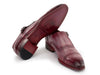 Paul Parkman Men's Cap Toe Monkstrap Shoes Burgundy (ID#65BUR28)