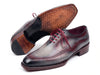 Paul Parkman Men's Ice Blue & Bordeaux Patina Leather Brogue Oxford Shoes (ID#389C32)