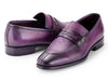 Paul Parkman Men's Split Toe Loafer Shoes Purple (ID#694PR87)