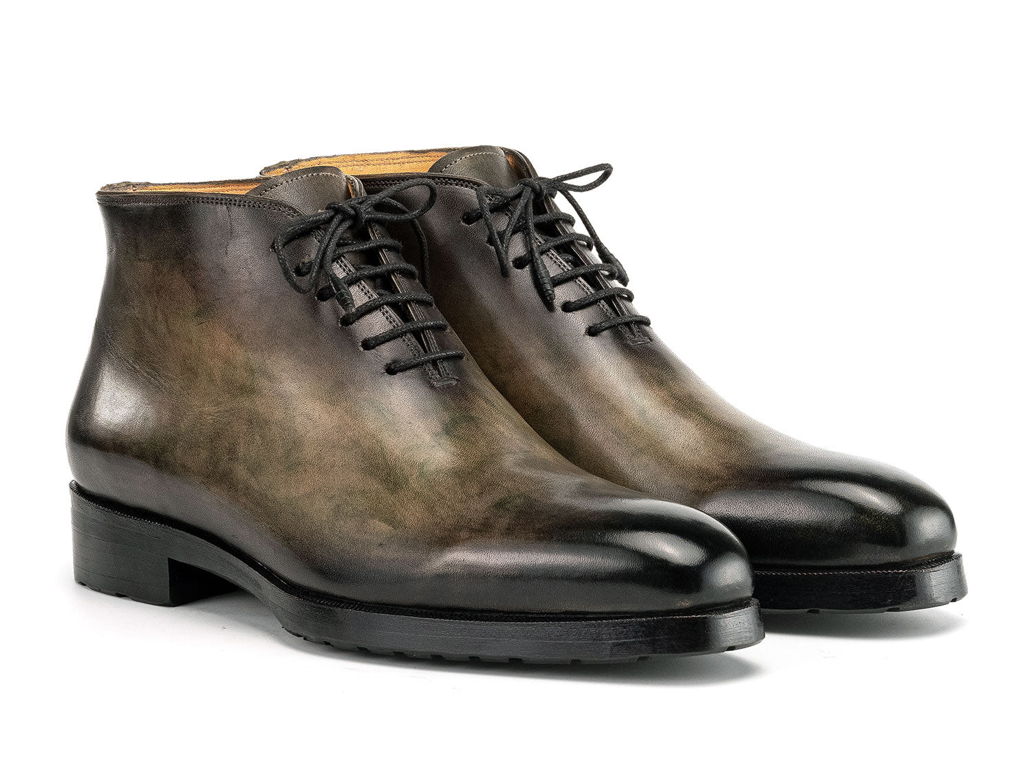 Paul Parkman Men's Green Patina Ankle Boots (ID#791GRN57) EU 47 - US 13 Paul Parkman Men's Green Patina Ankle Boots (ID#791GRN57) EU 47 - US 13