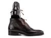 Paul Parkman Men's Brown Floater Leather Ankle Boots (ID#793BRW82)